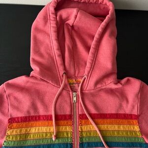 Red Aviator Nation Hoodie Sweatshirt Size Small